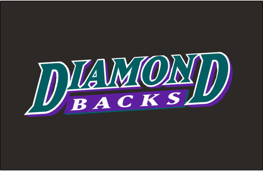 Arizona Diamondbacks 1999-2000 Batting Practice Logo vinyl decal